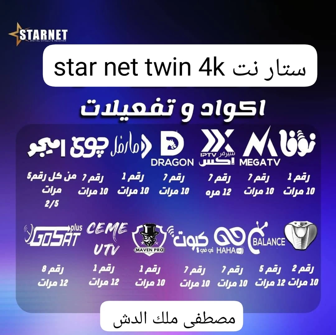 السوفتات الجديدة لاجهزة ستار نت توين 3000 4000 4k بتاريخ اليوم 29/1/2026 لأداء أقوى وحل المشكلات